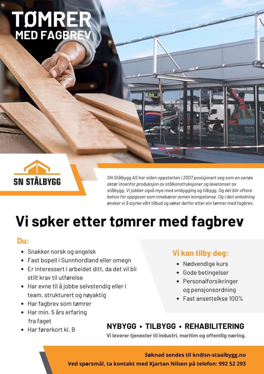 Sn Stålbygg annonse